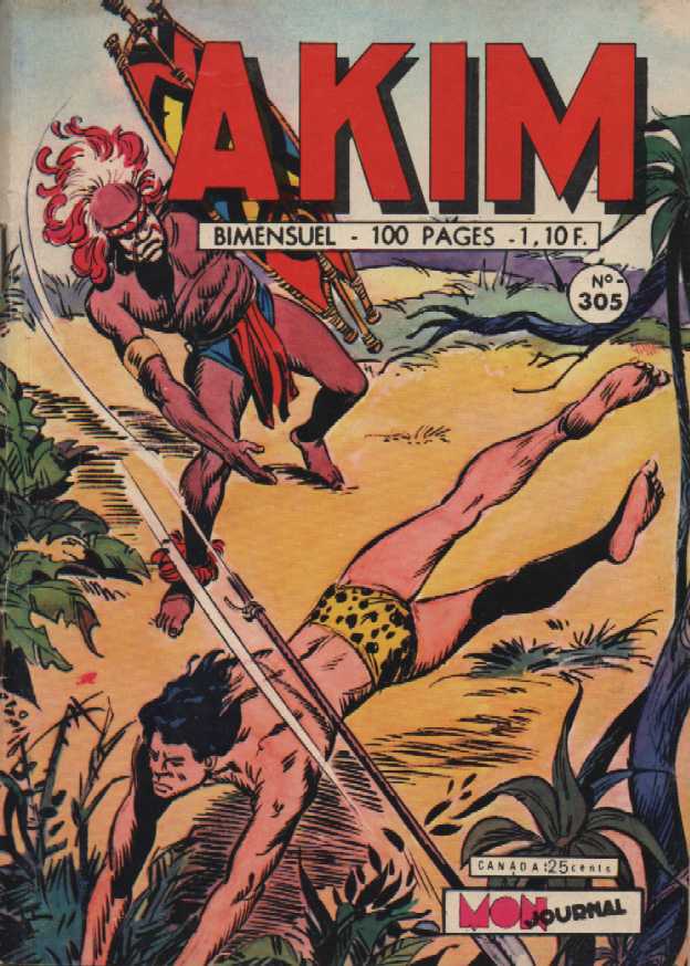 Scan de la Couverture Akim n 305